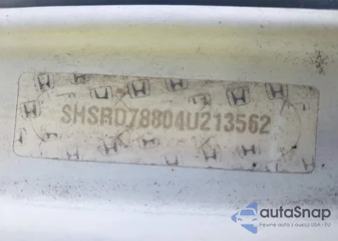 2004 Honda Cr-V Ex из США, поврежденный, VIN SHSRD78804U213562